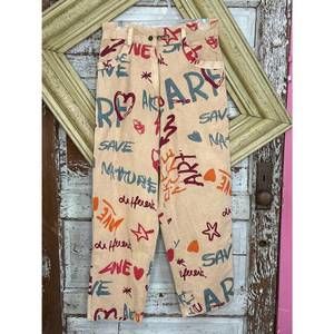 NEW PAPERLACE women's love graffiti pant in multi